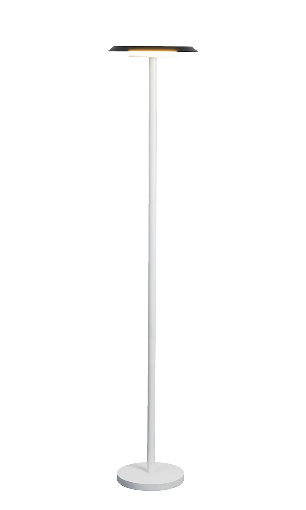 M9005  Tina 140cm Floor Lamp 12W LED 3000K White/Black
